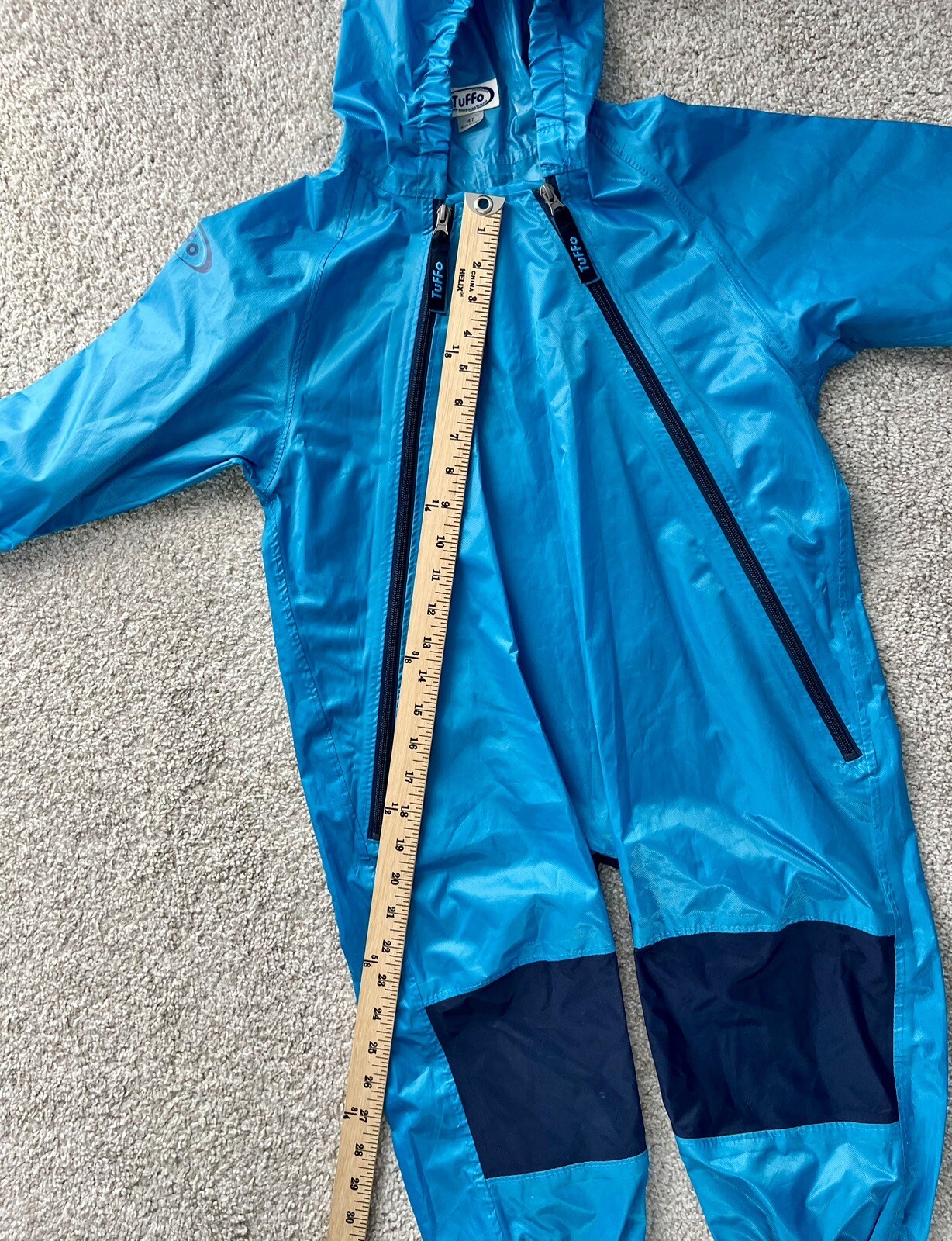 Tuffo Toddler Rain Suit Rainjacket Muddy Buddy Kids Tuffo Blue Waterproof 4T