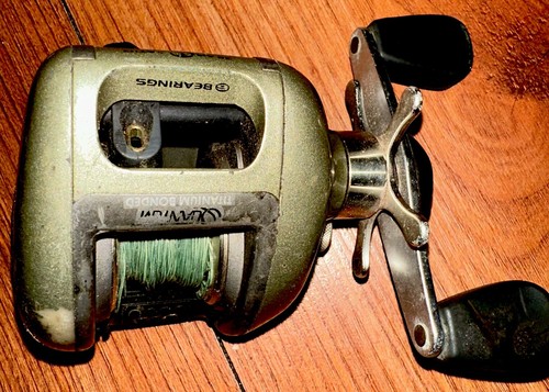 Vintage Quantum Energy Titanium Bonde High Speed 6,2:1 Baitcasting Angelrolle