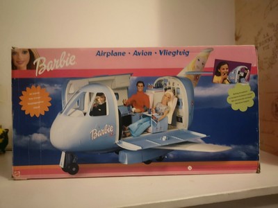 vintage barbie plane