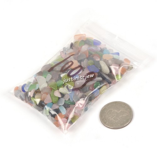 100g Gemstone Polished Chips Crushed Tumbled Stone Crystal Healing Embellishment - Afbeelding 249 van 364