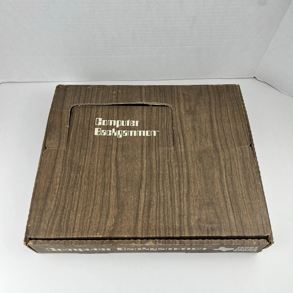 Backgammon de computadora Texas Micro Games 1978 vintage Foto 2 de 4