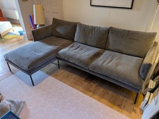 HEALS Matera 3 Seater chez Sofa. Grey.