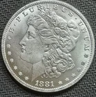 1881-CC Carson City Morgan Silver Dollar Uncirculated Clean Surfaces