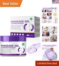 Lightweight Joint Massage Gel with Turmeric  Emu Oil - Perfect for Recovery