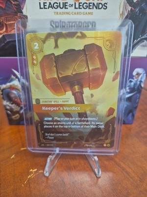 Keeper's Verdict Foil 204/219 Unleashed Riftbound League of Legends