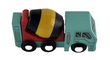 B. Wood Wheels Wooden Vehicles - Wood CONCRETE MIXER - by B. Toys