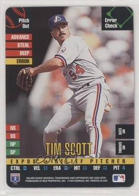 1995 Donruss Top of the Order Tim Scott c7w