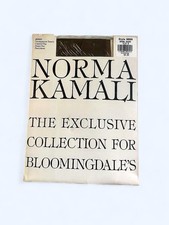 Norma Kamali vintage Bloomingdale  s Control Top Pantyhose Brown Sugar Size 8