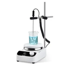 Magnetic Stirrer Hot Plate Max 280℃ 5.3 in Magnetic Stir Plate 200-1500RPM 50...