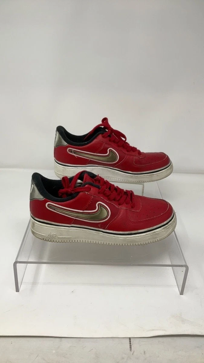 Nike Air Force 1 Low Shoes Mens Size 12 Red Chicago Bulls NBA Pack Leather Nike Air Force 1 Low Shoes Mens Size 10.5 Red Chicago Bulls  main image 3