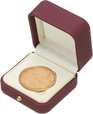 Coin Display Box, Coin Presentation Display Box Coin Box Coin Case with Coin Hol