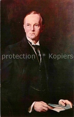 Politiker Calvin Coolidge Kuenstler Philip de Laszlo 