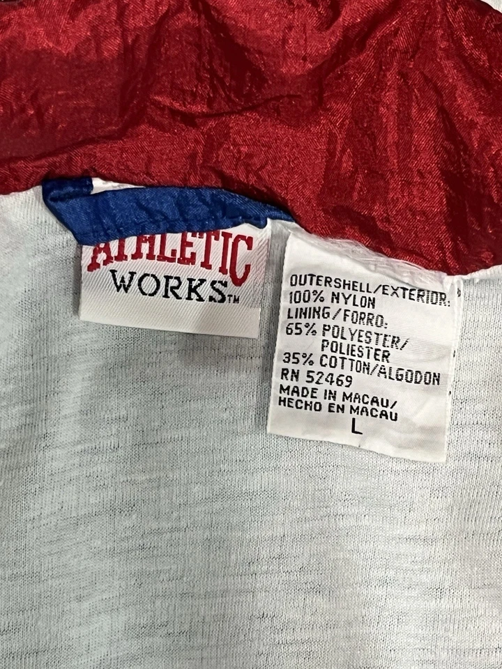 蓝色/麦片/灰色大号运动作品 2 件套风衣运动服 — 第 4/4 张图片