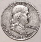 1954-D Franklin Half Dollar - Very Fine - #3521EB