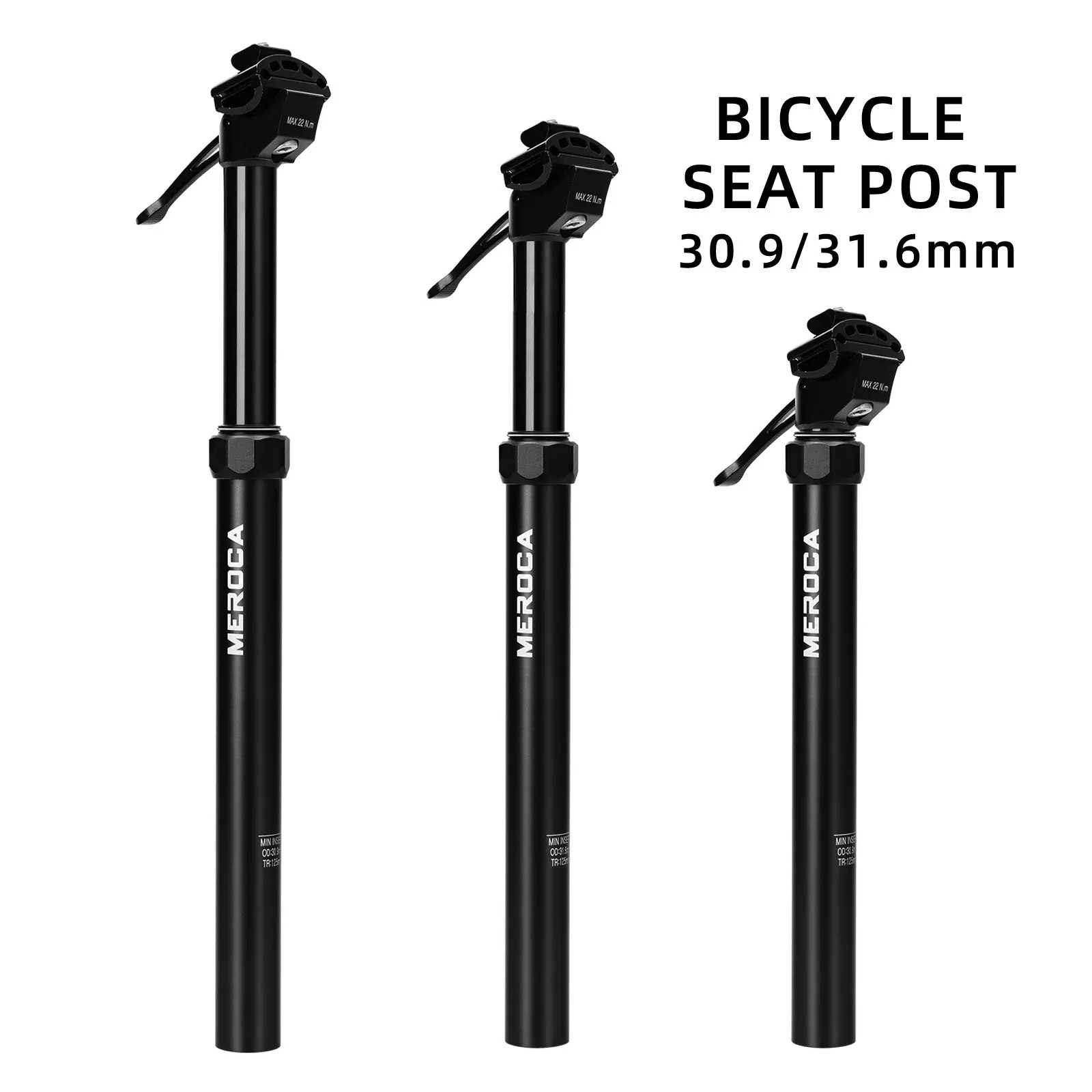 Mtb Dropper Seatpost 30.9mm\31.6mm Hydraulic Height Adjustable Bike Seat Post