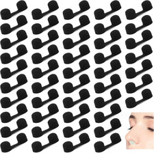 Disposable Nose Filters for Spray Tanning - 100 Soft Sponge Plugs Black 