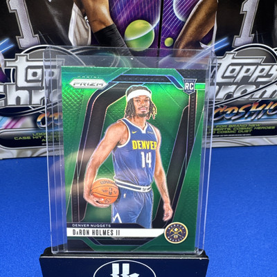 2024-25 Prizm DaRon Holmes II RC #235 Green Prizm SP Nuggets Rookie