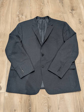 Lauren Ralph Lauren Men's 50R Slim Fit Charcoal Gray Wool Suit Sport Coat Blazer