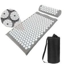 Large Acupressure Mat & Pillow Set for Neck, Back, Muscle Pain & Stress Relief