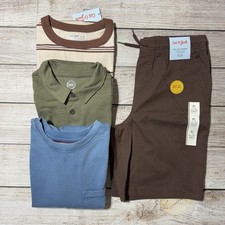 Boys Lot Of Clothes For Spring/Summer Size 14. NWT 3 S/S Shirts, Shorts, Casual