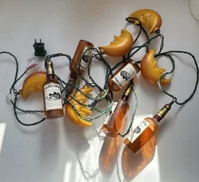 Vintage Southern Comfort Moon String Lights 12’ 10 Lights