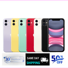 Apple iPhone 11 Unlocked T-Mobile, 64GB/128GB - Fair Cond, Free Ship