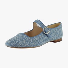Sam Edelman Michaela Womens Flats Montrose Blue Fray