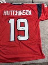 Xavier Hutchinson Signed Autograph Custom Jersey - Beckett Coa-Houston Texans