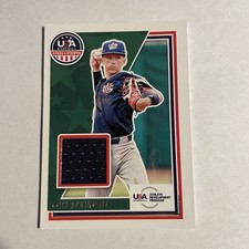 2022 Panini USA Baseball Stars & Stripes Materials Colt Springall #USAM-CT