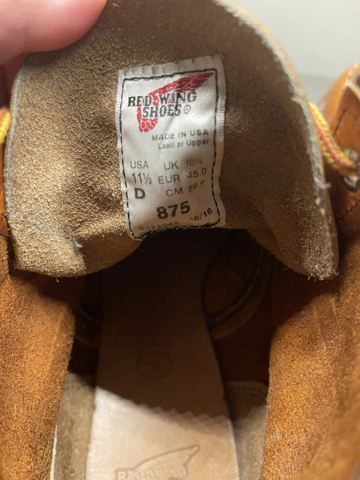 Red Wing Moc Toe Classic 875 Size UK 10.5 - Image 4 of 4