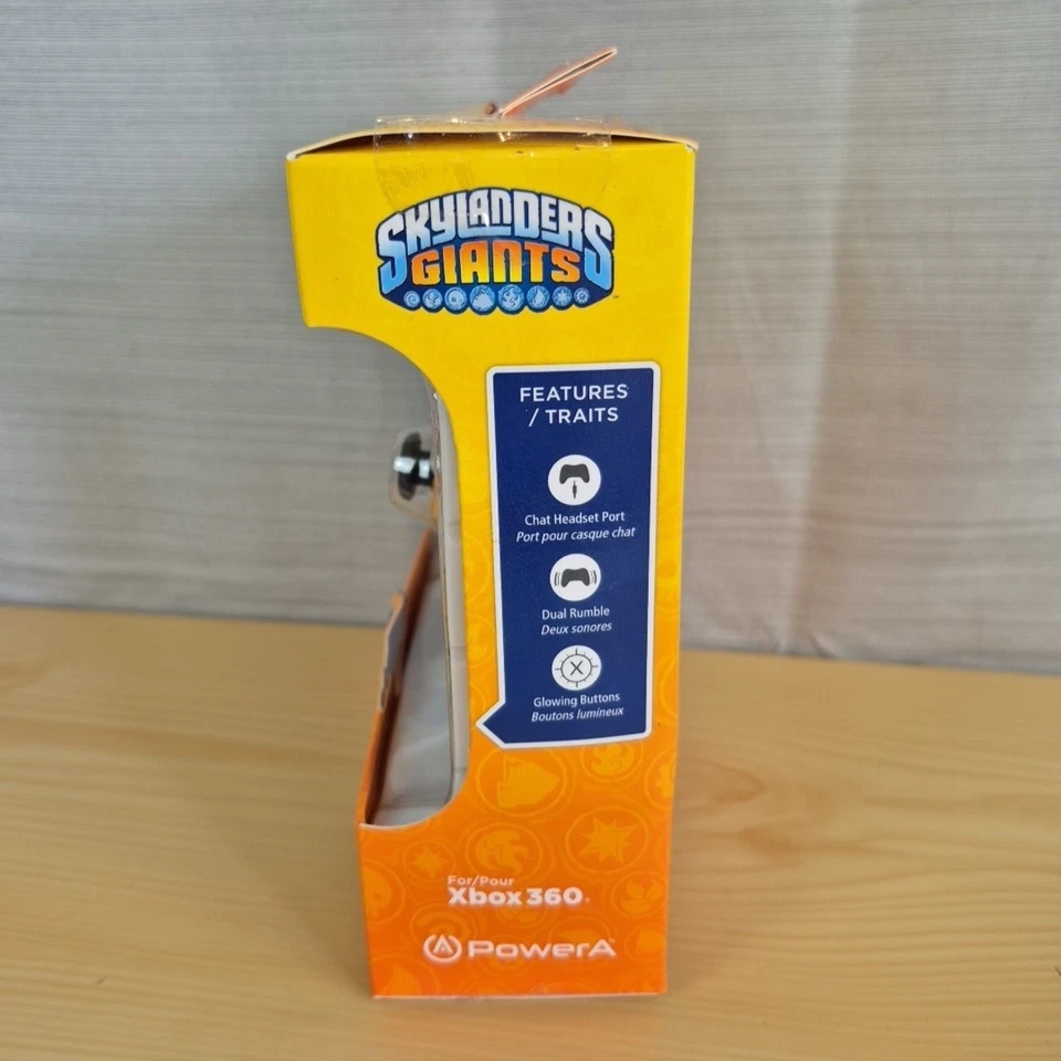 Power A Skylanders Giants Mini Pro Ex Orange Wired Controller Xbox360 RARE - Image 4 of 4