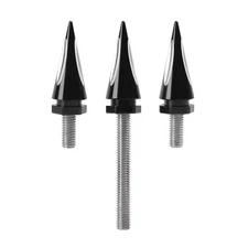 3pcs Spike Batwing Fairing Windshield Trim Bolts Screws For Harley Touring 2014+