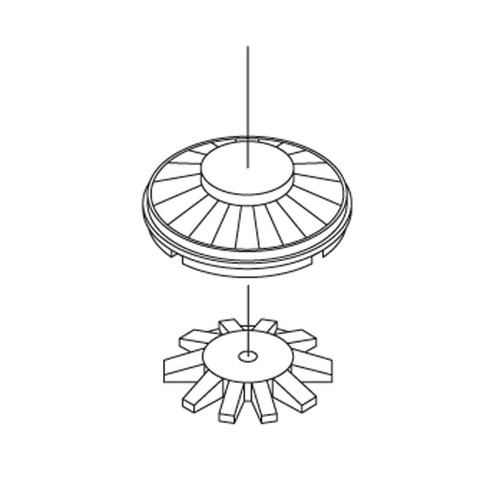 Athearn ~ Escala HO ~ Juego de ventilador y cuchillas EMD CF7 (3 juegos) ~ 31002 | Condition: New