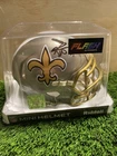 Ricky Williams Autographed Riddell Saints Mini Helmet Flash Alternate Beckett