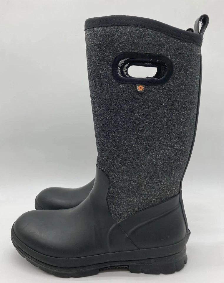 Bogs Crandall Tall Black Waterproof Boots Women’s Size 11 Lined 72036-009 - Image 4 of 4