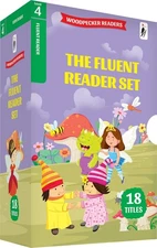 The Fluent Reader Set Level 4 (18 Volume Boxed Set) Paperback WoodPecker Books