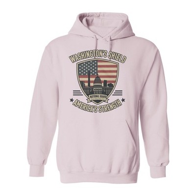 Washington Shield � National Guard Support Tribute Unisex Hooded Sweatshirt