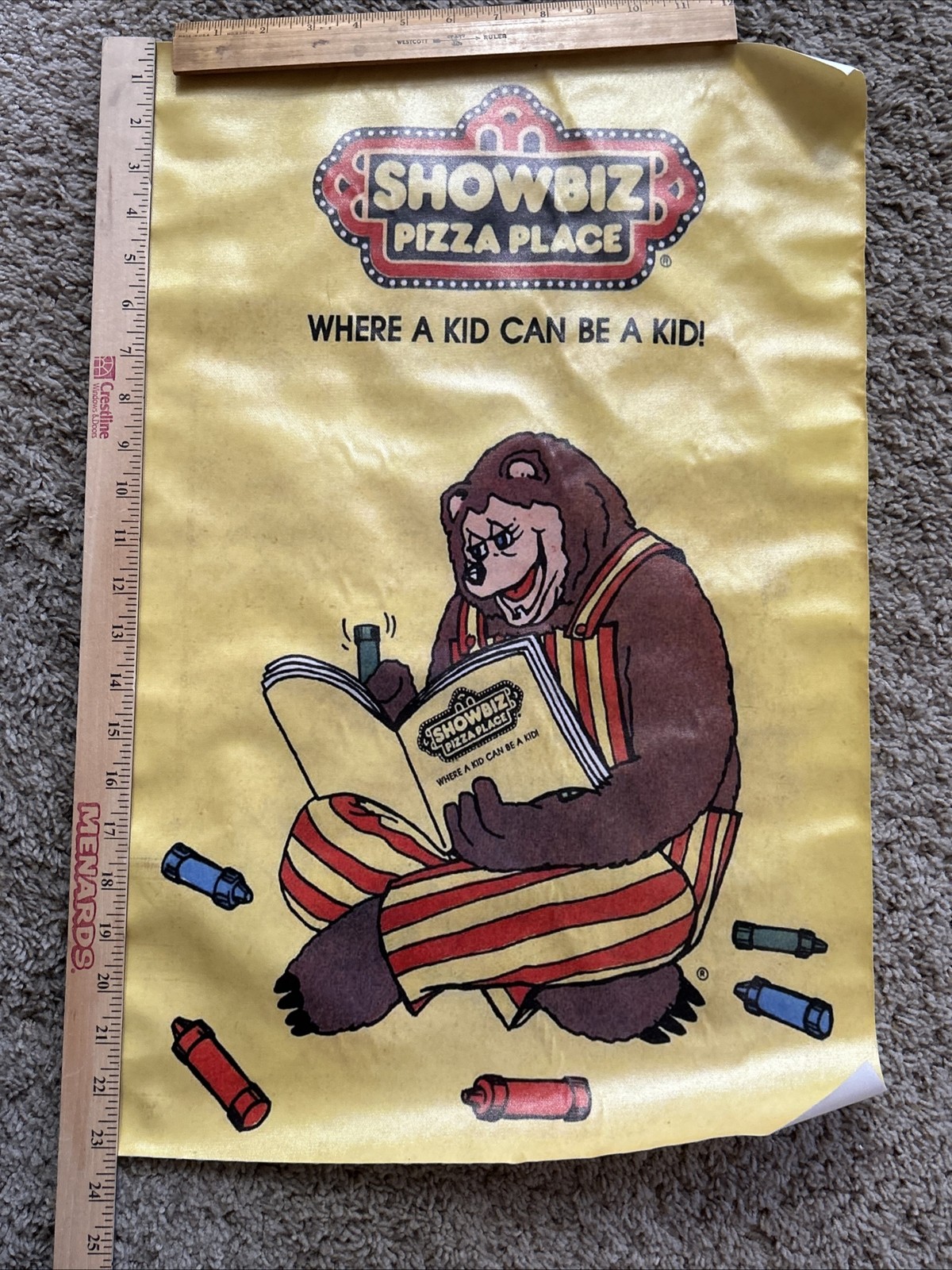 Canvas Poster 23.25" x 15 5/8" - ShowBiz Pizza Place - Billy Bob