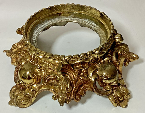 Vintage Pitman-Dreitzer Ornate Gold Tone Punch Bowl Stand Hollywood Regency Base
