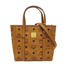 MCM Toni Classic Monogram Print Tote Crossbody Shopping Bag - Very Good #1MEKQYM