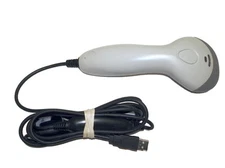 Lot of 10x Metrologic White MS9520 Laser Barcode Scanner +10x MX009 USB Cable