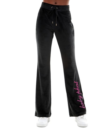 Baby Phat BLACK BEAUTY Velour Flared 