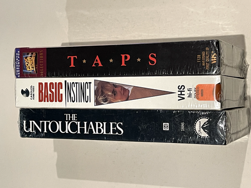 VHS BASIC INSTINCT UNTOUCHABLES T.A.P.S. SEALED - Picture 5 of 8