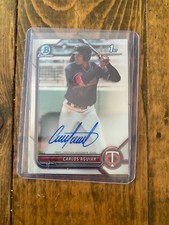 2022 1st Bowman Chrome Carlos Aguiar Auto Minnesota Twins 