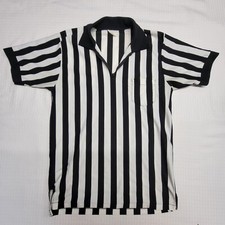Men's Athletic Umpire Referees Shirt Polyester Jersey Pocket Size SMALL