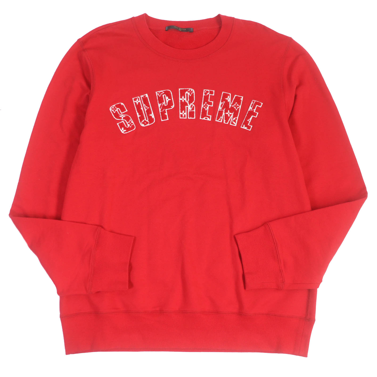 SUPREME LOUIS VUITTON スウェット LOUIS VUITTON SUPREME collaboration arch logo crew neck sweatshirt