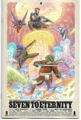 SEVEN TO ETERNITY #16 COVER B ARAUJO VF/NM 2021 IMAGE COMICS HOHC SEVEN TO ETERNITY #16 COVER B ARAUJO VF/NM 2021 IMAGE COMICS HOHC