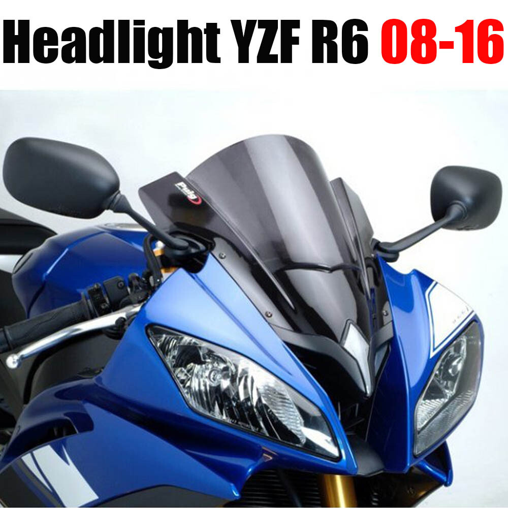 YZF R6 Headlight Head Light Lamp Assembly Front For Yamaha YZF R6