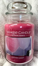 Yankee Candle Cotton Candy Returning Favorite Original Large Scented Candle 22oz