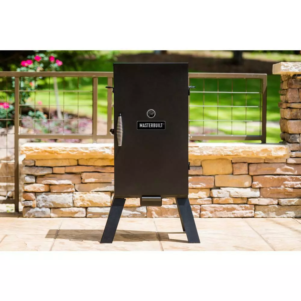 Masterbuilt Analog Electric Smoker In Black Camping Grill Camping Oven Bbq  Grill Outdoor